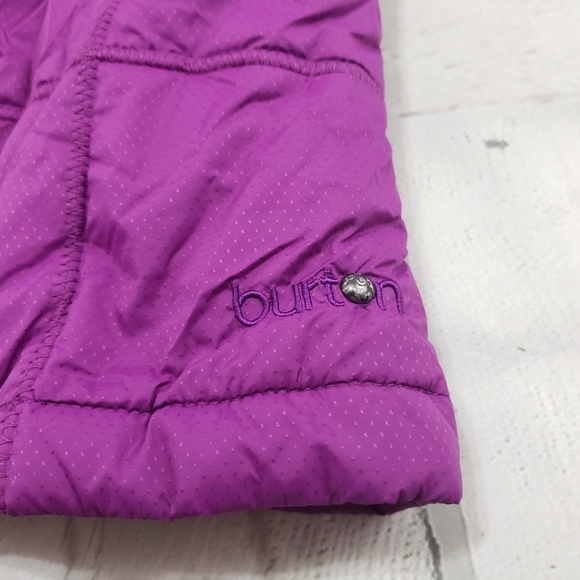 Burton Jacket Vest Size XS Dry Ride Hoodie Zip Up - Picture 4 of 7